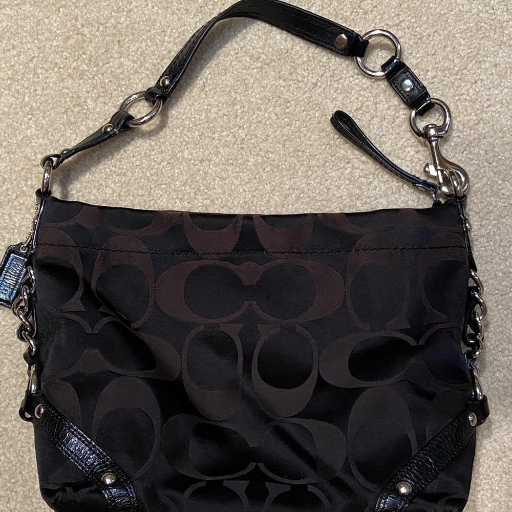 Black Coach Pocketbook Bag